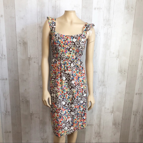 Zimmermann Dresses & Skirts - [Zimmermann] Floral Square Neck Fit & Flare Dress